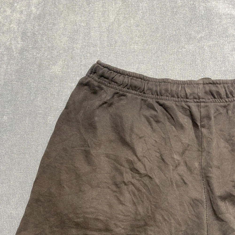 The North Face Sweat Shorts Mens L Black Fleece Lined Logo Drawstring Athletic